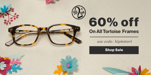 GlassesUSA: 60% Off Tortoise Frames & Free Shipping = Prescription Glasses $19.20 Shipped