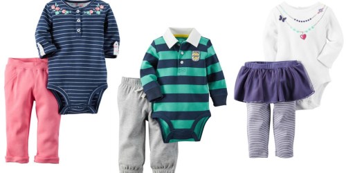 Carter’s & OshKosh: 15% Off + Free Shipping = Carter’s 2-Piece Bodysuit Sets Only $9 Shipped