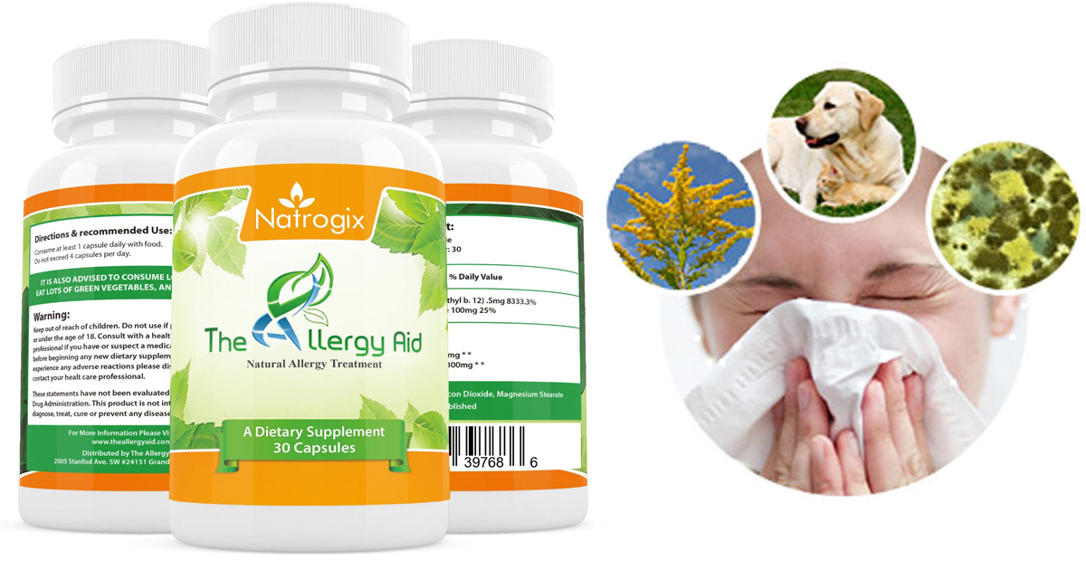 Amazon Natural Allergy Aid & Dietary Supplement Only 9.99 (Regularly