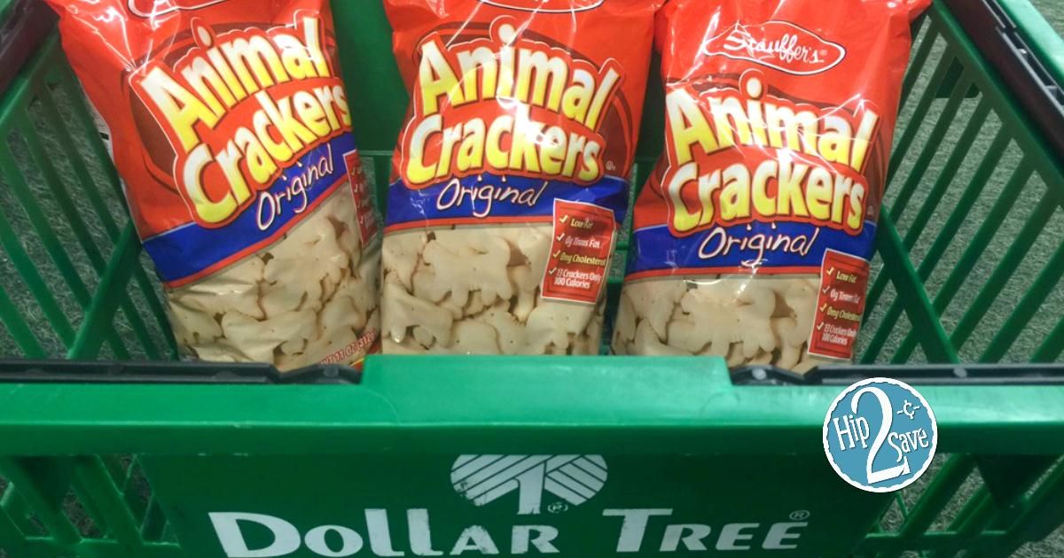 Dollar Tree Stauffer's Animal Crackers 45¢ Per Bag