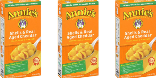 Amazon Prime: Annie’s Organic Shells & Cheddar 12 Pack Only $8.32 Shipped (Just 69¢ Per Box)