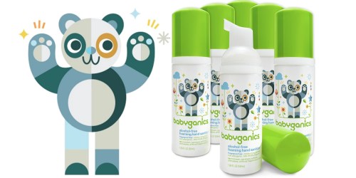 Amazon: Babyganics Foaming Hand Sanitizers Only $1.79 Each Shipped (When You Buy 6)