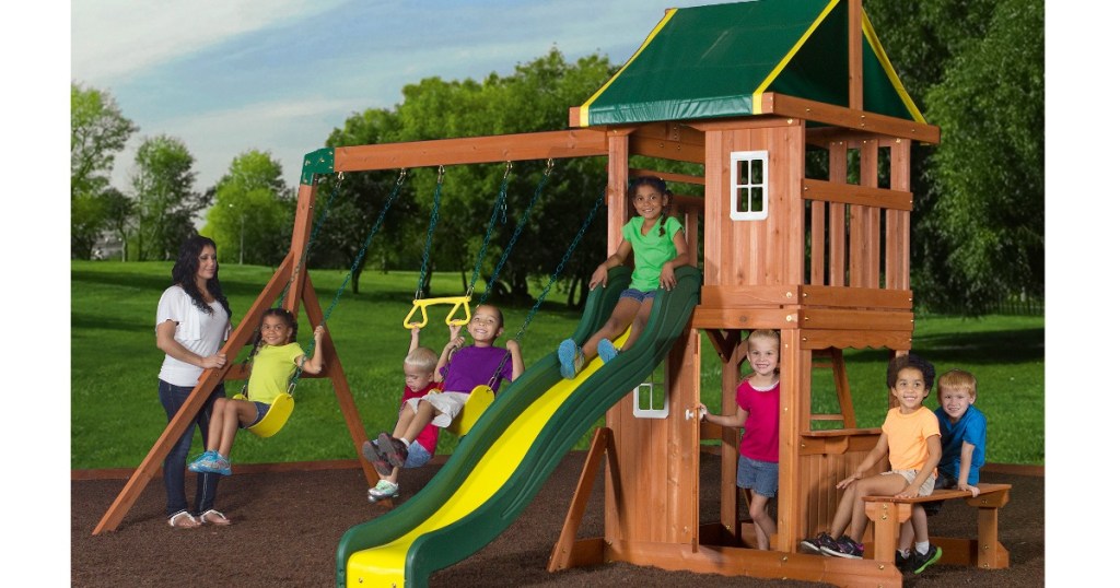 Walmart Clearance Cedar Swing Set Possibly Only 99 (Regularly 499