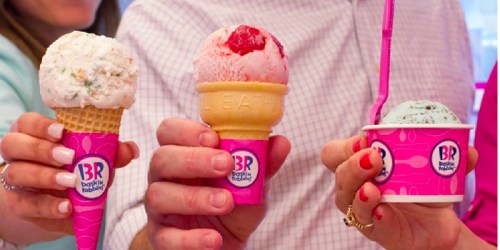 $1.50 Baskin Robbins Ice Cream Scoops (March 31st Only)