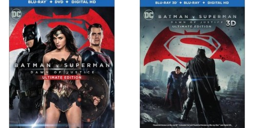 Best Buy: Batman v Superman: Dawn of Justice Blu-ray/DVD/Digital HD Combo Only $14.99