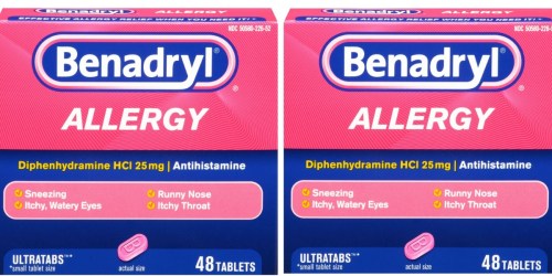 Amazon: Benadryl Ultratab Tablets 48-Count Pack Only $3.50 Shipped