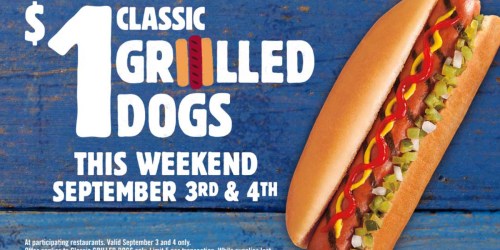 Burger King: $1 Classic Grilled Hot Dogs (This Weekend Only)