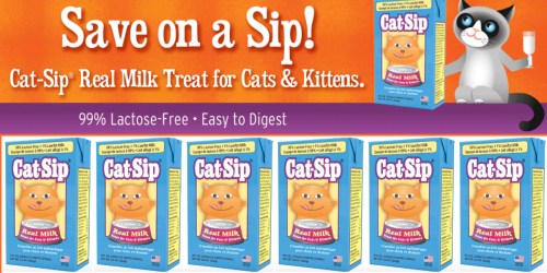 FREE Cat-Sip Real Milk Treat Carton Sample