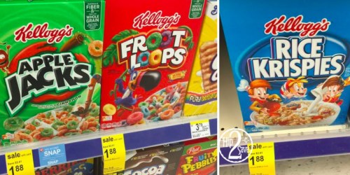 Walgreens: Kellogg’s Cereal Only $1.13 (Starting 8/14)
