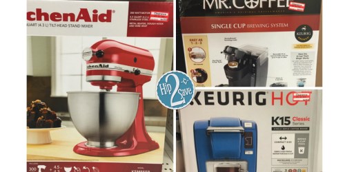 Target Clearance: Possible Deals on KitchenAid Mixer, Mr. Coffee Brewer & Keurig Coffee Maker