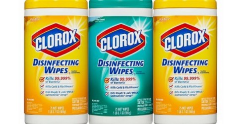 Target.com: 3 Clorox Disinfecting Wipes VALUE Packs $18.47 (After Gift Card) – $2.05 Per Container