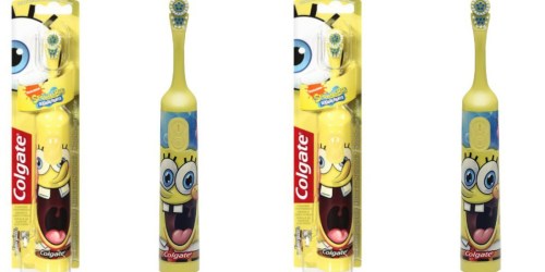 Amazon: Colgate Kids Sponge Bob Electric Toothbrush Only $3.75 Shipped