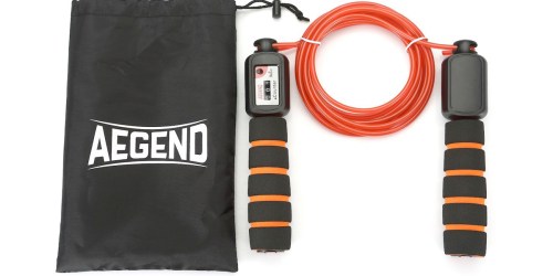 Amazon: Adjustable Counting Speed Jump Rope Only $6.99 (Regularly $21.99)