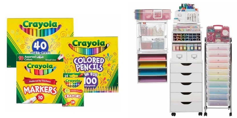 Crayola and craft storage