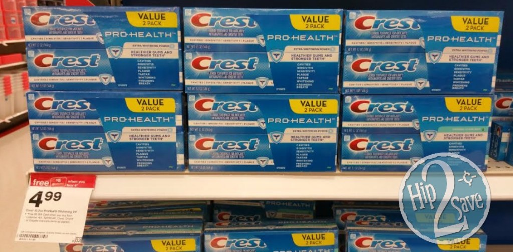 Crest toothpaste