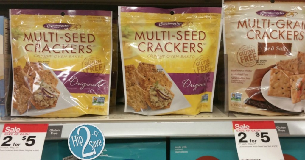 Crunchmaster crackers at Target