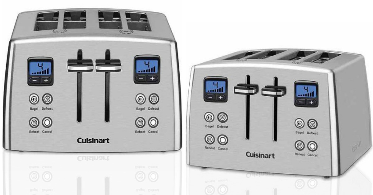 Amazon Cuisinart 4Slice Stainless Steel Toaster Only 49.99 Shipped