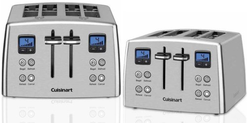 Amazon: Cuisinart 4-Slice Stainless Steel Toaster Only $49.99 Shipped (Regularly $77.99)