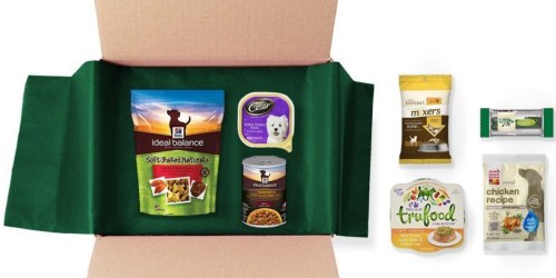 Amazon Prime: Dog Food & Treats Sample Box $9.99 Shipped AND Score $9.99 Credit