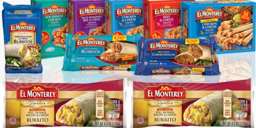 New El Monterey Taquito and Burrito Coupons = Nice Deals on Multipacks at Target
