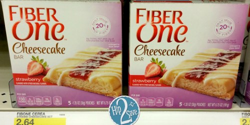 Need Fiber & Like Cheesecake? Score Fiber One Cheesecake Bars for Only $0.97 Per Box at Target