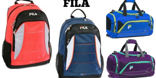 Kohl’s Cardholders: FILA Backpacks & Duffel Bags Only $13.99 Shipped (Reg. $32+)