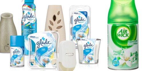 Print Over $20 in New Air Wick & Glade Home Fragrance Coupons