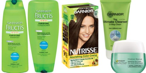 New Garnier Coupons = Shampoo & Conditioner Just 74¢ Each at Target
