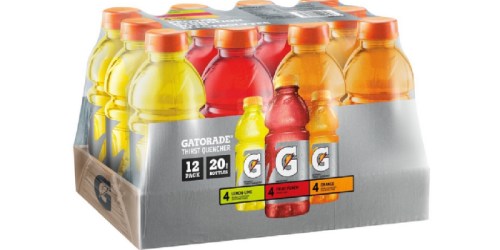Amazon: Gatorade 20 Ounce Bottles Only 72¢ Each Shipped