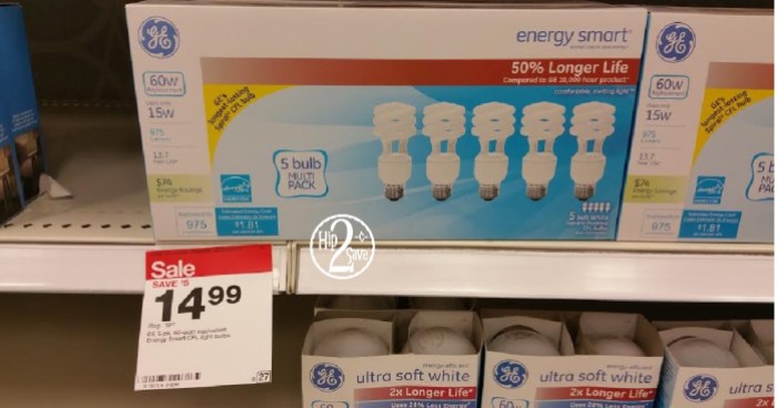 GE CFL Bulbs Target