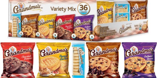 Staples: Grandma’s Cookies 36-Count Variety Pack Only $9.99 (Just 28¢ Per Cookie)