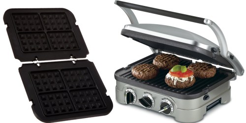 Amazon: Cuisinart 5-in-1 Griddler AND Waffle Plates Bundle Only $68.49 Shipped (Reg. $116)