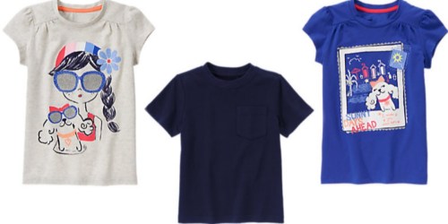 Gymboree: Free Shipping on Any Order + Up to 70% Off = Boys & Girls Tees Only $4.19 Shipped