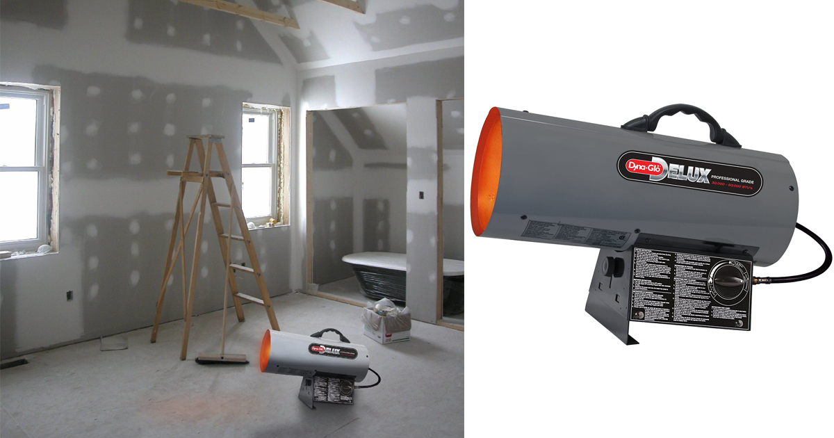 Amazon Prime DynaGlo 60,000 BTU Propane Forced Air Heater Only 51.99