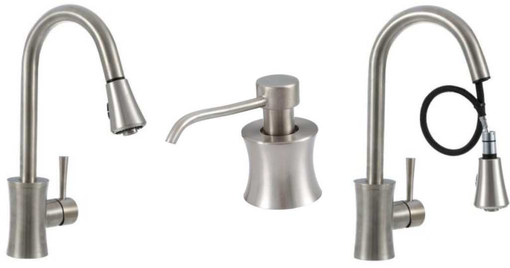 Home Depot Luca Pull Down Sprayer Kitchen Faucet Only 119