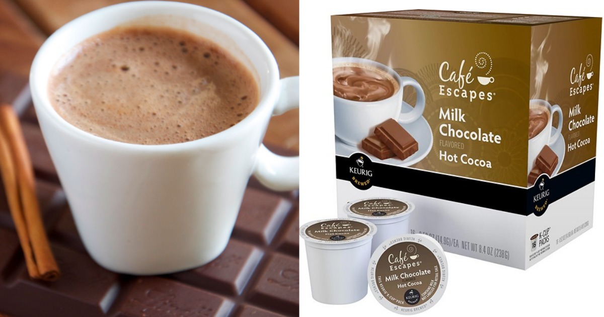 Best Buy Keurig Cafe Escapes Hot Chocolate KCups 16Count Only 5.99