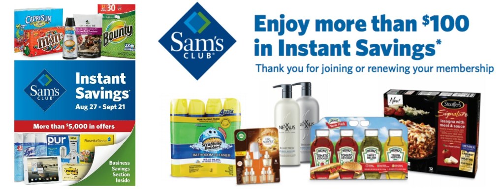 Instant Savings at Sam's Club
