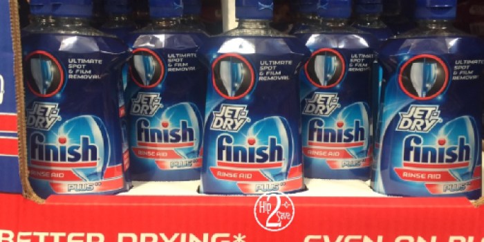Costco: HUGE Bottles of Finish Jet-Dry Plus Dishwasher Rinse Aid $4.99 Each (Regularly $9.99)