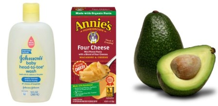 Johnson's, Annie's and Avocado