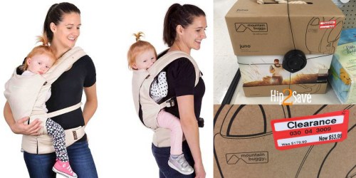Target Clearance Find: Mountain Buggy Juno Baby Carrier Possibly Only $53.98 (Regularly $179.99)
