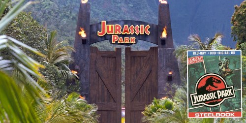 Best Buy: Jurassic Park Steel Book Only $7.99 (Reg. $14.99) – Includes Blu-Ray, DVD + Digital Copy