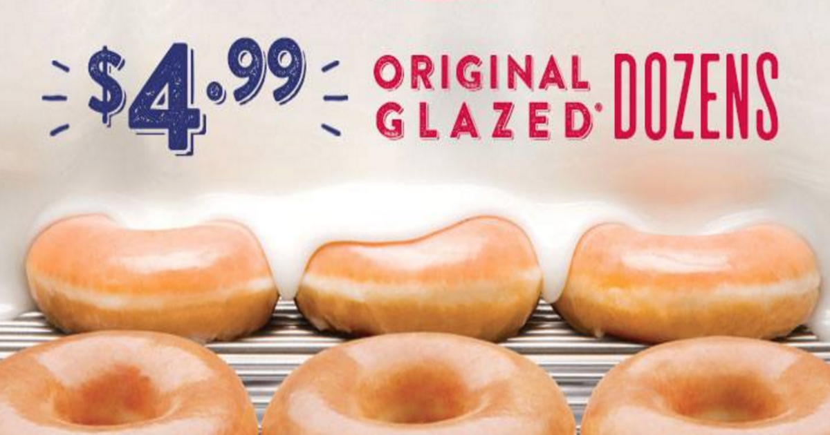 Krispy Kreme: Original Glazed Doughnuts Only $4.99 Per Dozen (Tomorrow ...