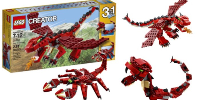 LEGO Creator 3-In-1 Red Creatures Set ONLY $10.99
