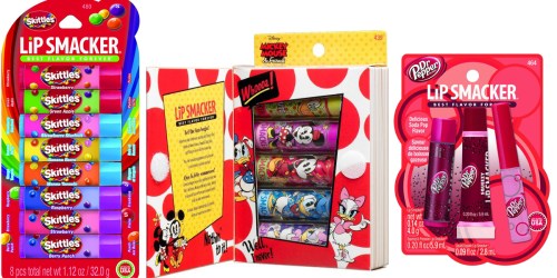 Amazon: 20% Off Lip Smacker Lip Gloss Value Packs = Disney 5 Piece Set Only $4.57 Shipped