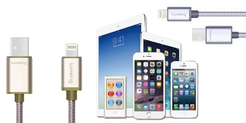 Amazon: Lumsing Apple MFI Certified Lightning To USB Charging Cables Only $7.99 (Regularly $29.99)