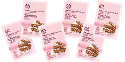 The Body Shop: Moisture Masks Only 85¢ Each Shipped (Fun for Gift Baskets)
