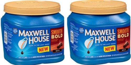 Amazon: Maxwell House Smooth Bold Coffee 30.6 Ounce Container Only $5.44 Shipped