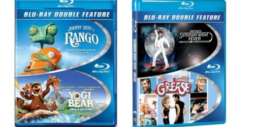 Walmart: Double Feature Blu-Ray Movies ONLY $4.99 (Rango, Yogi Bear, Grease & More)