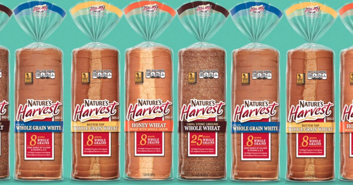 Rare 0.55/1 Nature’s Harvest Bread Coupon = Nice Deals at Target & Walmart