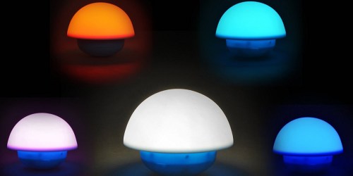 Amazon: Mushroom Night Light Only $8.77 (Regularly $29.99) – Features 7 Different Colors